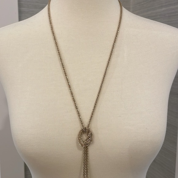 Kendra Scott gold lariat necklace! - Picture 2 of 5